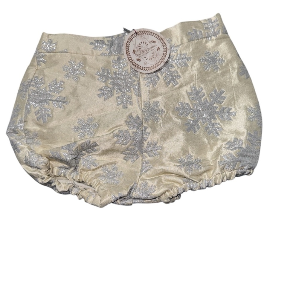 Casilda y Jimena Snowflake Baby Bloomers